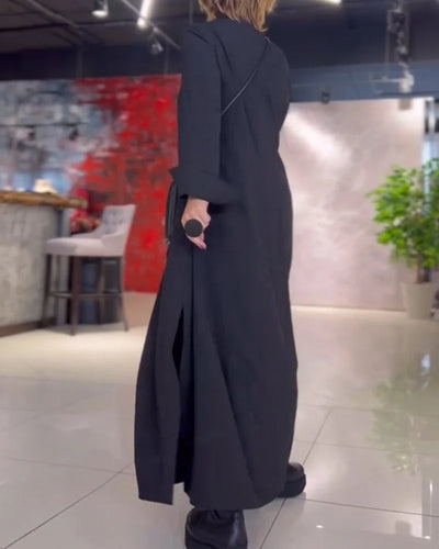 Alina | Long Flowy  Dress with Side Slits