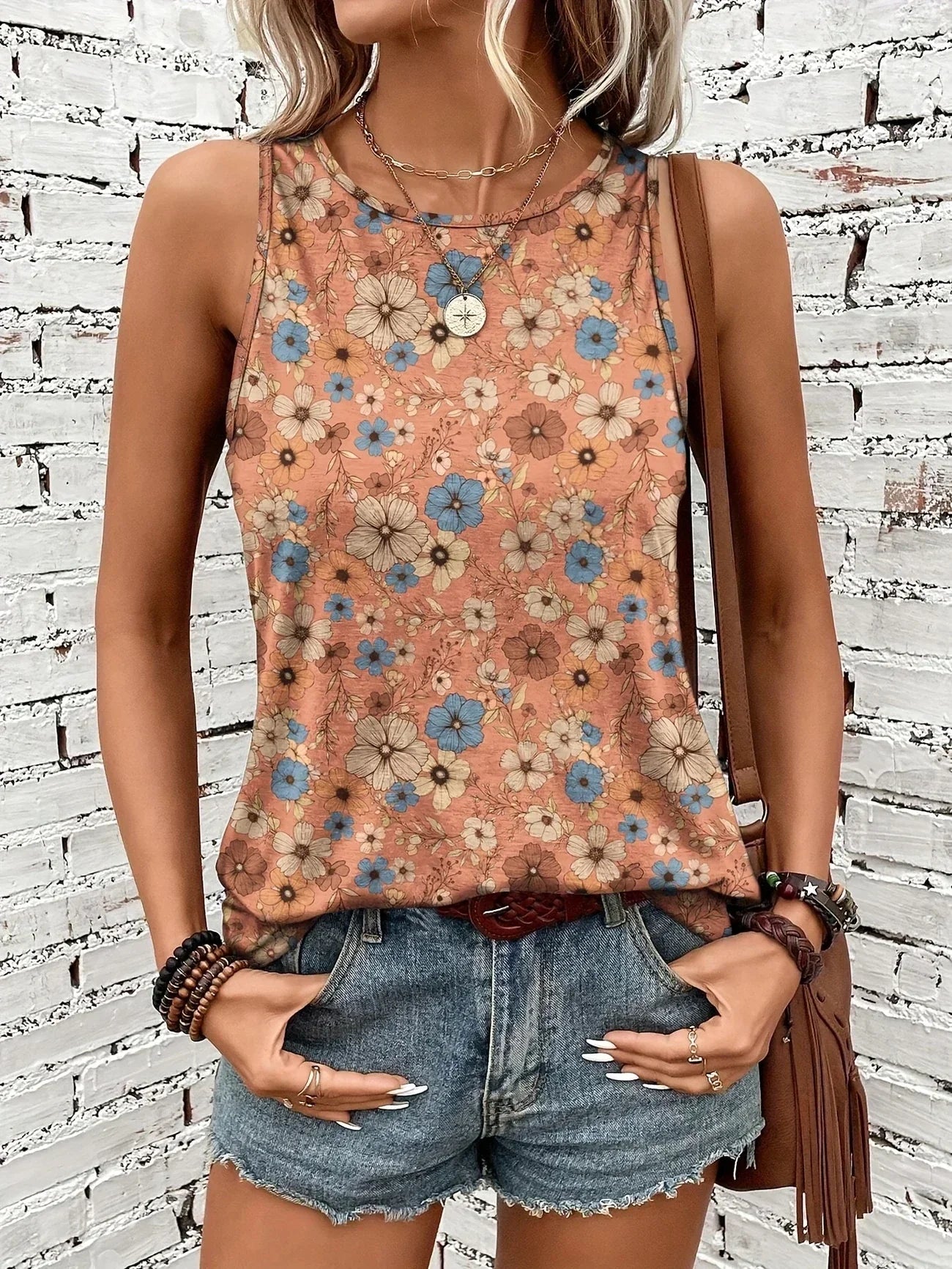 REYA | COMFORTABLE FLORAL SUMMER TOP