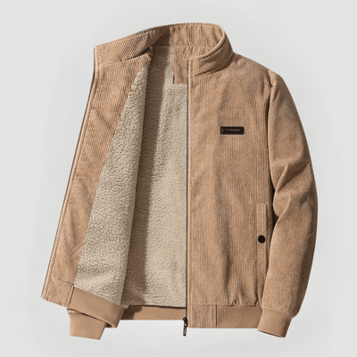 RUDOLF - CORDUROY JACKET WITH FLEECE LINING