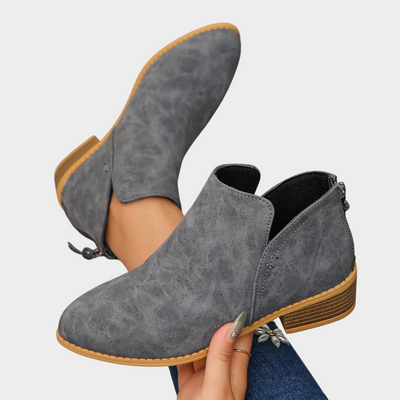 Oakley | Low Heel Ankle Boots