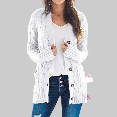 REMEDY™ - Casual Long Sleeve Button Down Cardigan