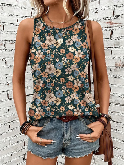 REYA | COMFORTABLE FLORAL SUMMER TOP