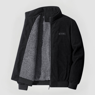 RUDOLF - CORDUROY JACKET WITH FLEECE LINING