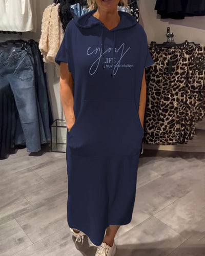 Evey™ – Casual Hoodie Dress