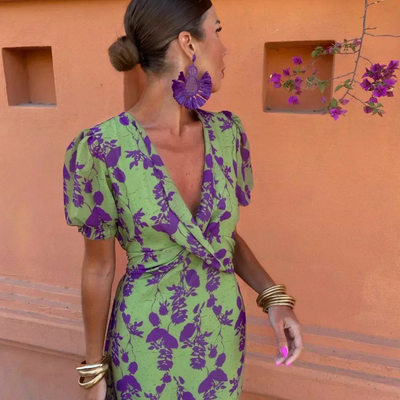 Wendy™ – Elegant Midi Dress in Soft Tencel Blend