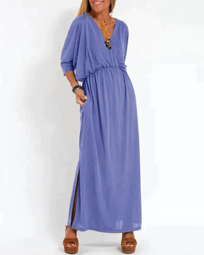 Leni™ – Vintage-Inspired Flowy Maxi Dress