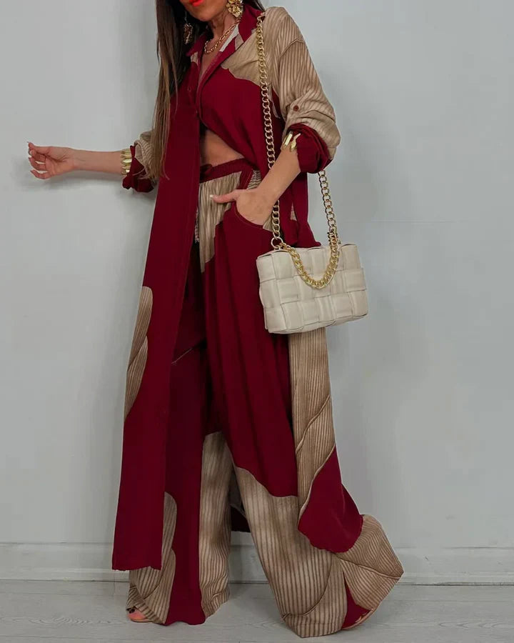 Esther™ – Effortless Artistic Blouse & Trousers Set