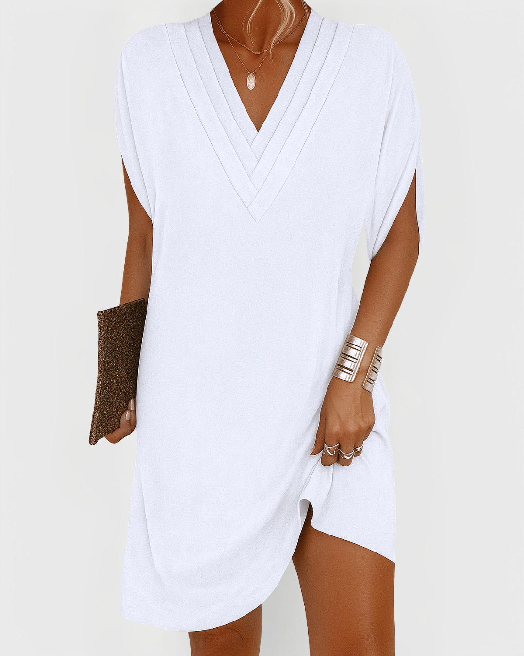 June™ – Elegant Everyday V-Neck Dress