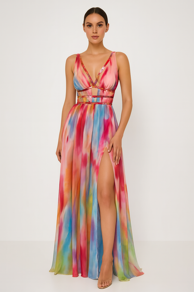 Maria™ | Painted Maxi Dress