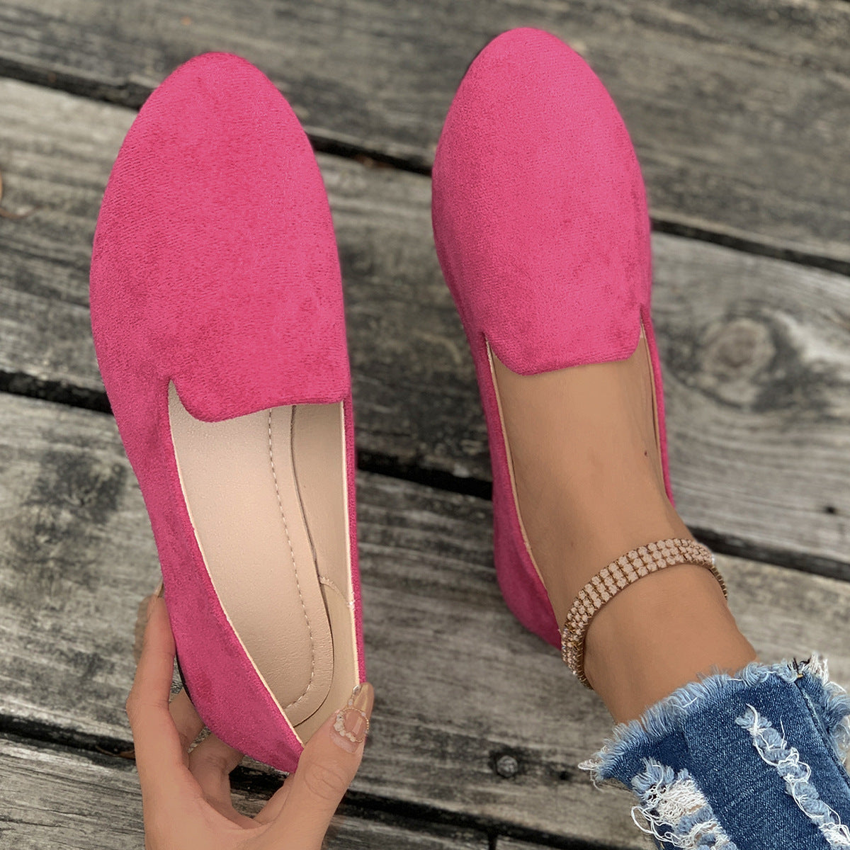 TARA™ - Simple Solid Color Pointed Toe Flat Shoes