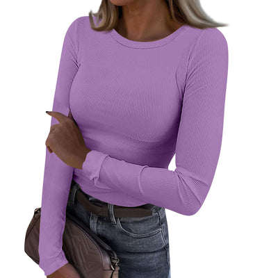 RESLEY™ - Casual Summer Crewneck Rib Fit Top
