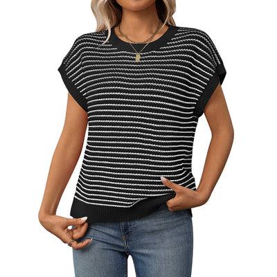 DAFROSA™ – Casual Striped Round-Neck Sweater