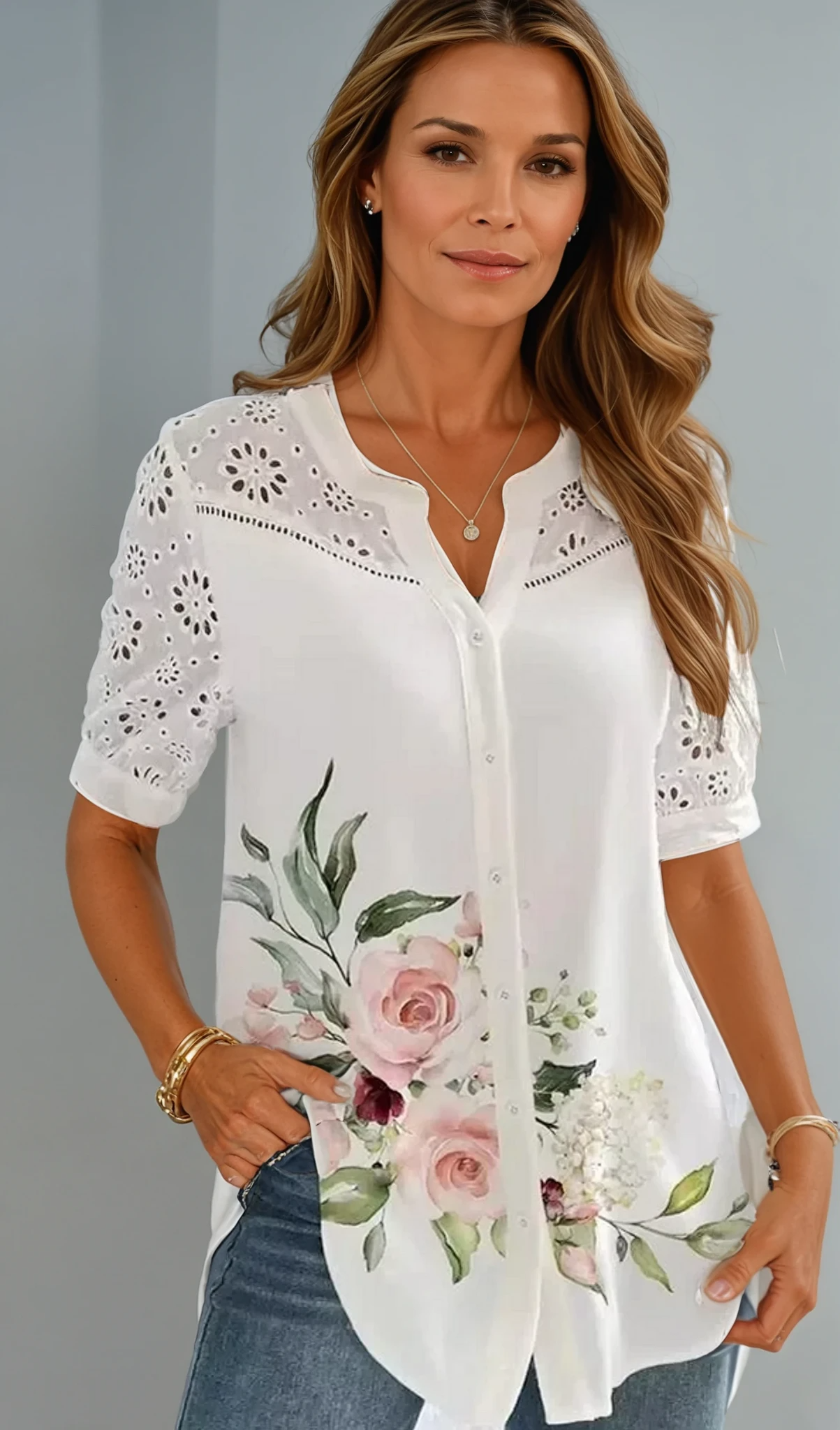 ANDI | CASUAL LACE BLOUSE
