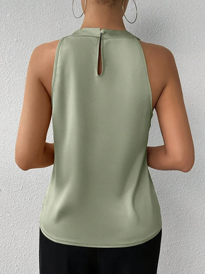 CYRENE | LUXURIOUS SLEEVELESS BLOUSE