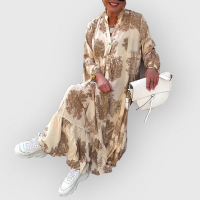 Heather™ – Flattering Floral Maxi Dress