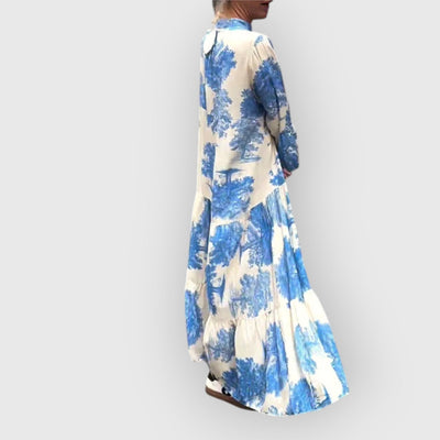 Heather™ – Flattering Floral Maxi Dress