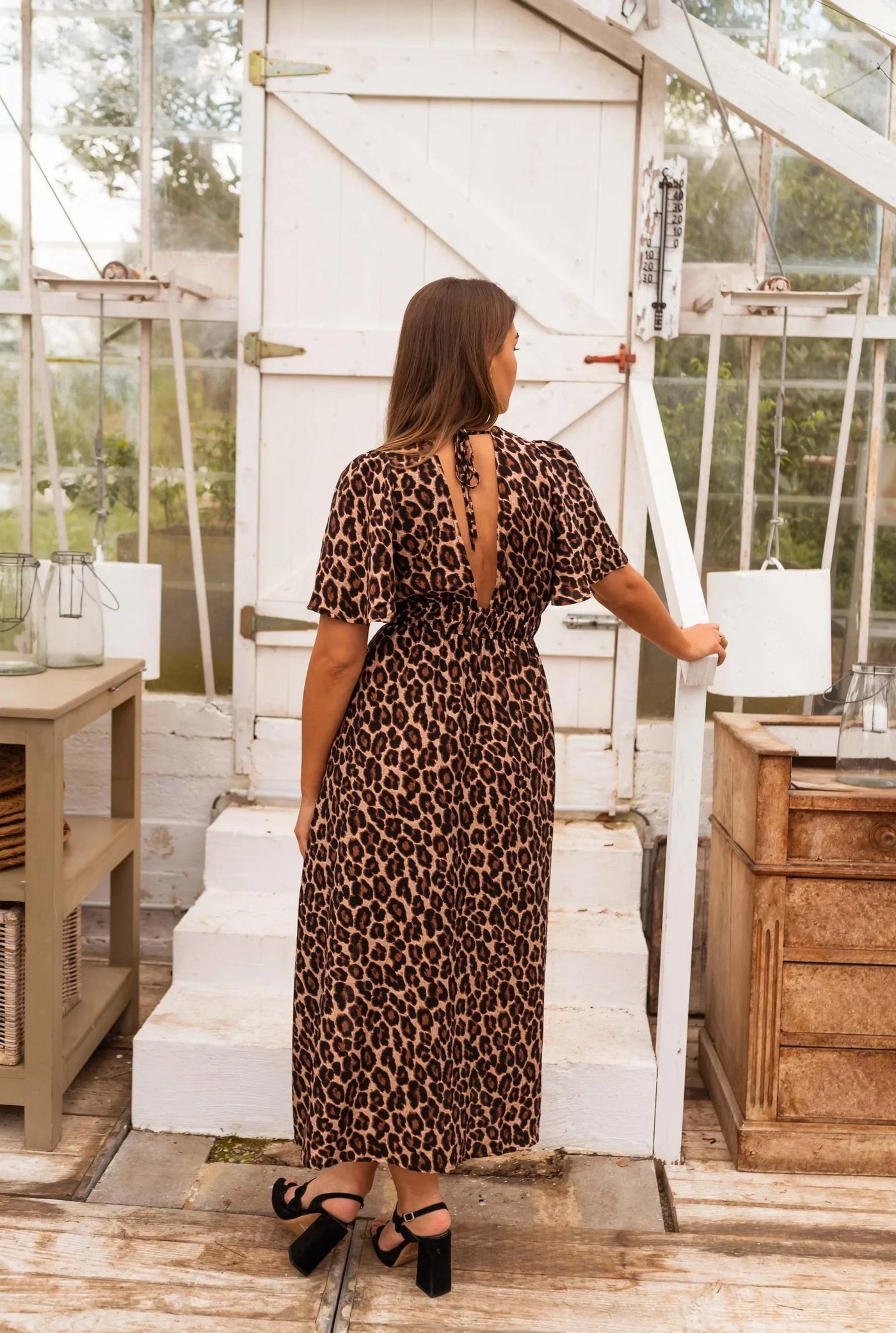 Elvina™ – Leopard Print Maxi Dress